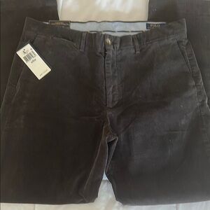Polo by Ralph Lauren Black Corduroy Pants